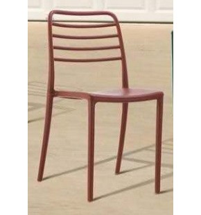Stackable Dining Plastic Chair (4 Pcs)