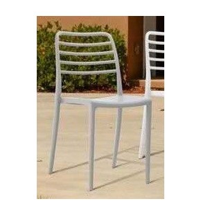 Stackable Dining Plastic Chair (4 Pcs)