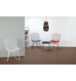 Dining Chair in Industrial Wire Metal (4 Pcs)