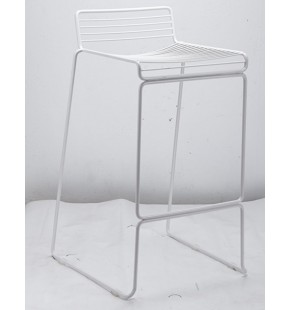 Bar Stool in Industrial Wire Metal (indoor use...