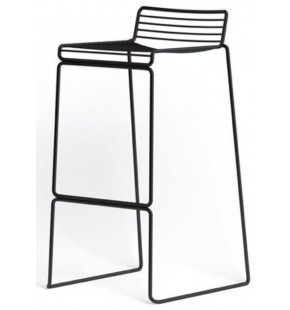 Bar Stool in Industrial Wire Metal (2 Pcs)