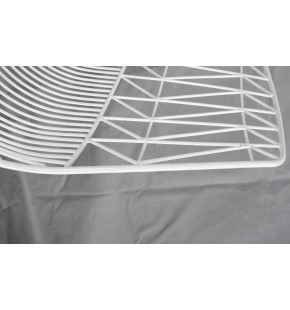 Dining Chair in Industrial Wire Metal (2 Pcs)