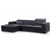 Adelaide 3 Seater Chaise Sofa - Air Leather