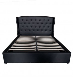 Upholstered Bed with Gas Lift Storage and LED Light fitted into the Headboard