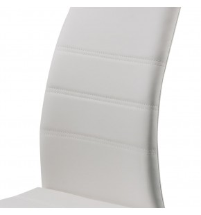 Florida Cantilever Dining Chair with Chrome Frame PU Cover