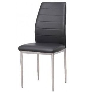 Coogee Dining Chair with Chrome Frame PU Cover