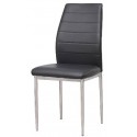 Coogee Dining Chair with Chrome Frame PU Cover