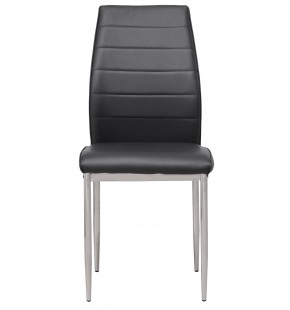 Coogee Dining Chair with Chrome Frame PU Cover