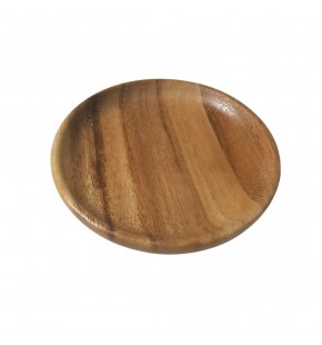 Wooden Serving Platter D12"