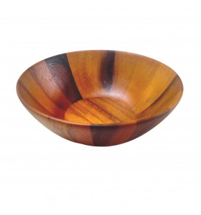 Wooden Serving Bowl D7x3"