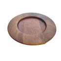 Acacia Wooden Plate with wide rim Dia 30cm