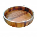 Acacia Deep Servicing Tray Dia 40cm