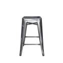 Tolix Stool 65cm (Reproduction) Transparent Finish
