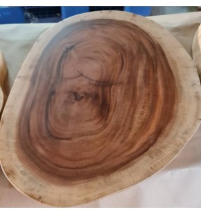 Round table with epoxy size 80 cm