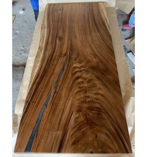 Acacia Dining Table with Cracked Epoxy (180cm)