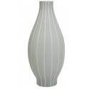 33cm Kobe Sandstone Ribbed Vase