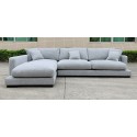 Byron Chaise Sofa with Duck Down Feather Seating