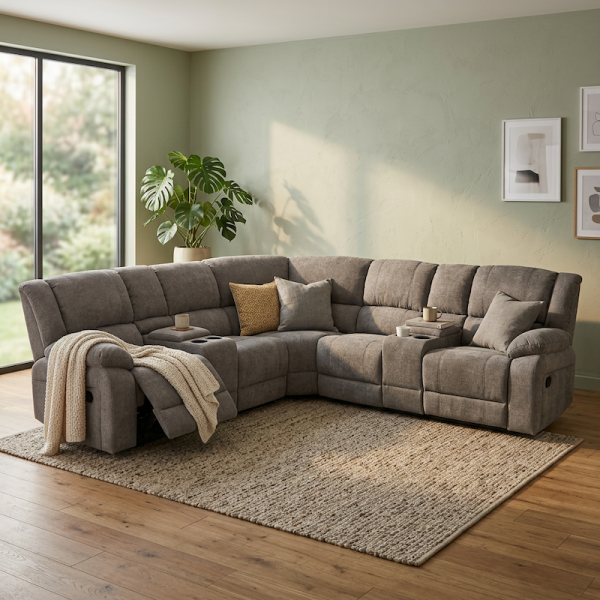 Bentley Corner Modular Recliner Suite