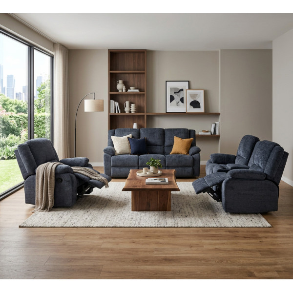 Windsor Premium Recliner Sofa Suite with Console