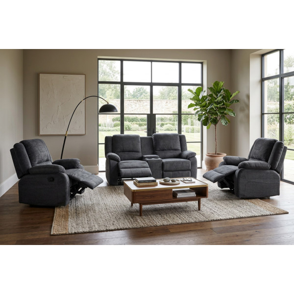 Windsor Plush Reclining Lounge Suite with Smart Console